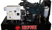 Дизельный генератор 9,9 квт EuroPower EP-123-DE открытый (на раме) - новый