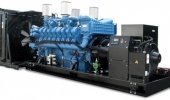 Дизельный генератор 2000 квт Gesan DTA-2750-E открытый (на раме) - новый